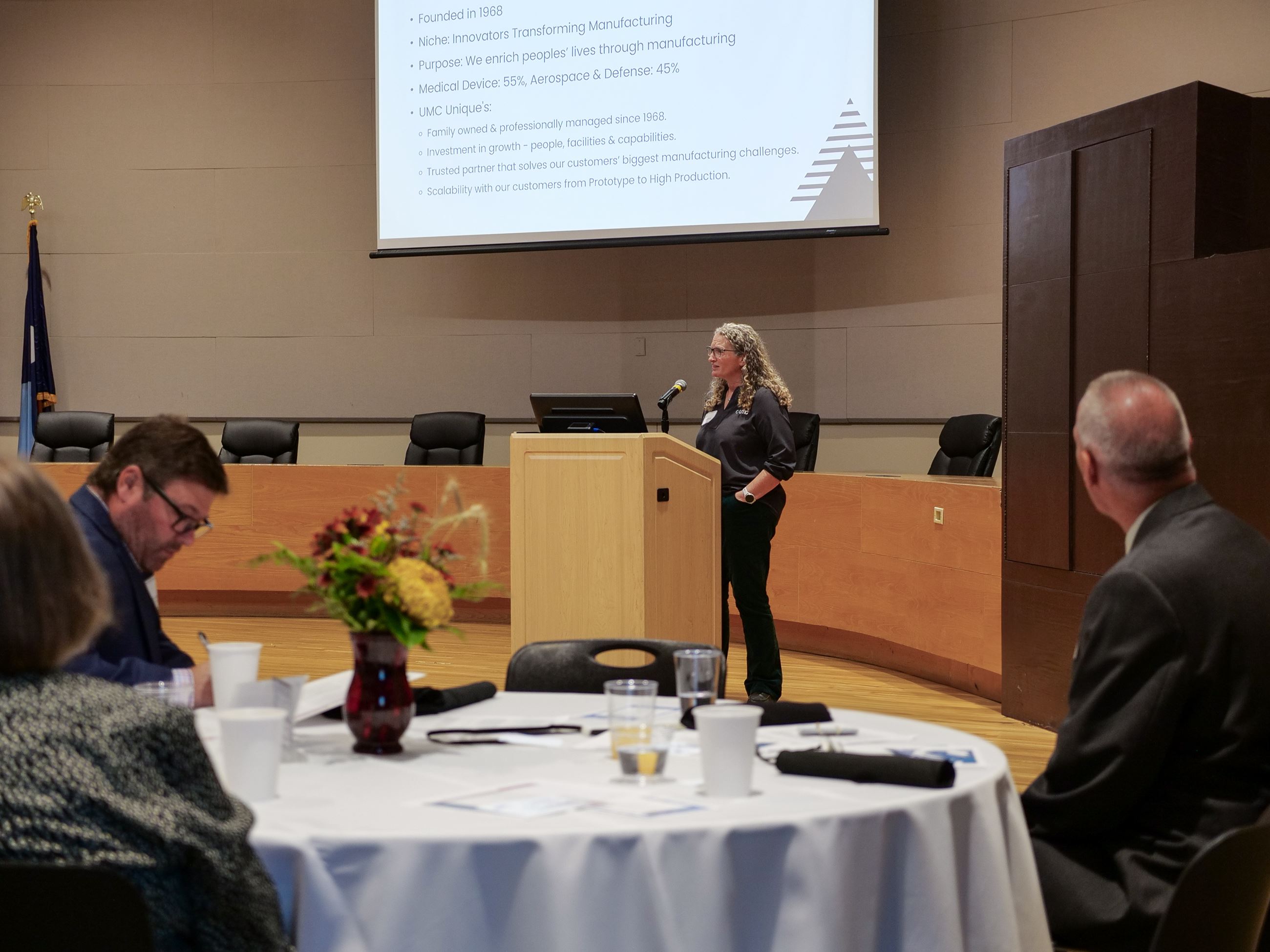 Manufacturers Breakfast Sarah Sundine, COO, UMC