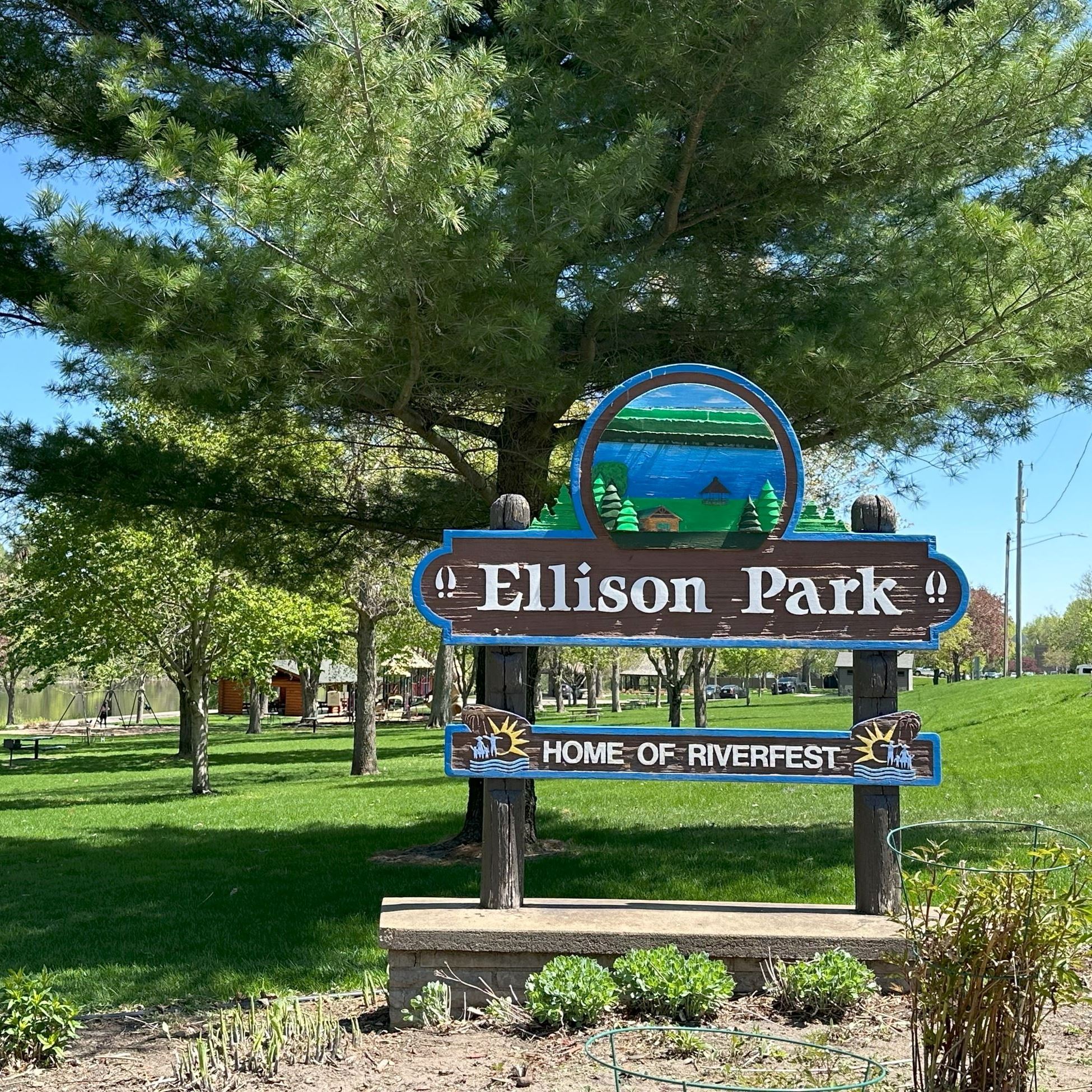 Ellison Park sign.